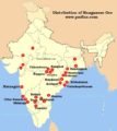 Manganese Ore Distribution in India