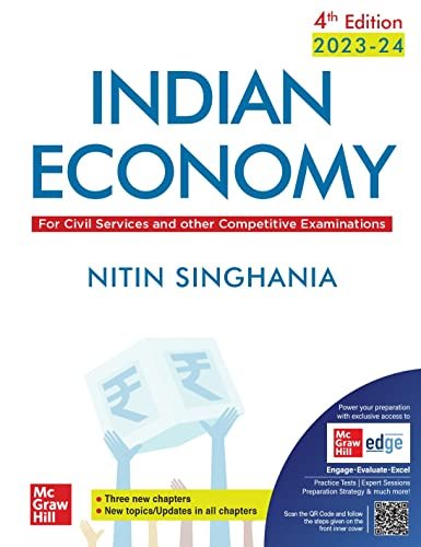 Indian Economy (English| 4th Edition) | UPSC | Civil Services Exam | State Administrative Exams
