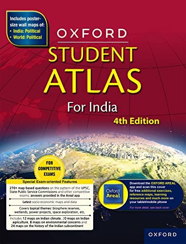Oxford Student Atlas for India, Fourth Edition - Useful for Competitive Exams