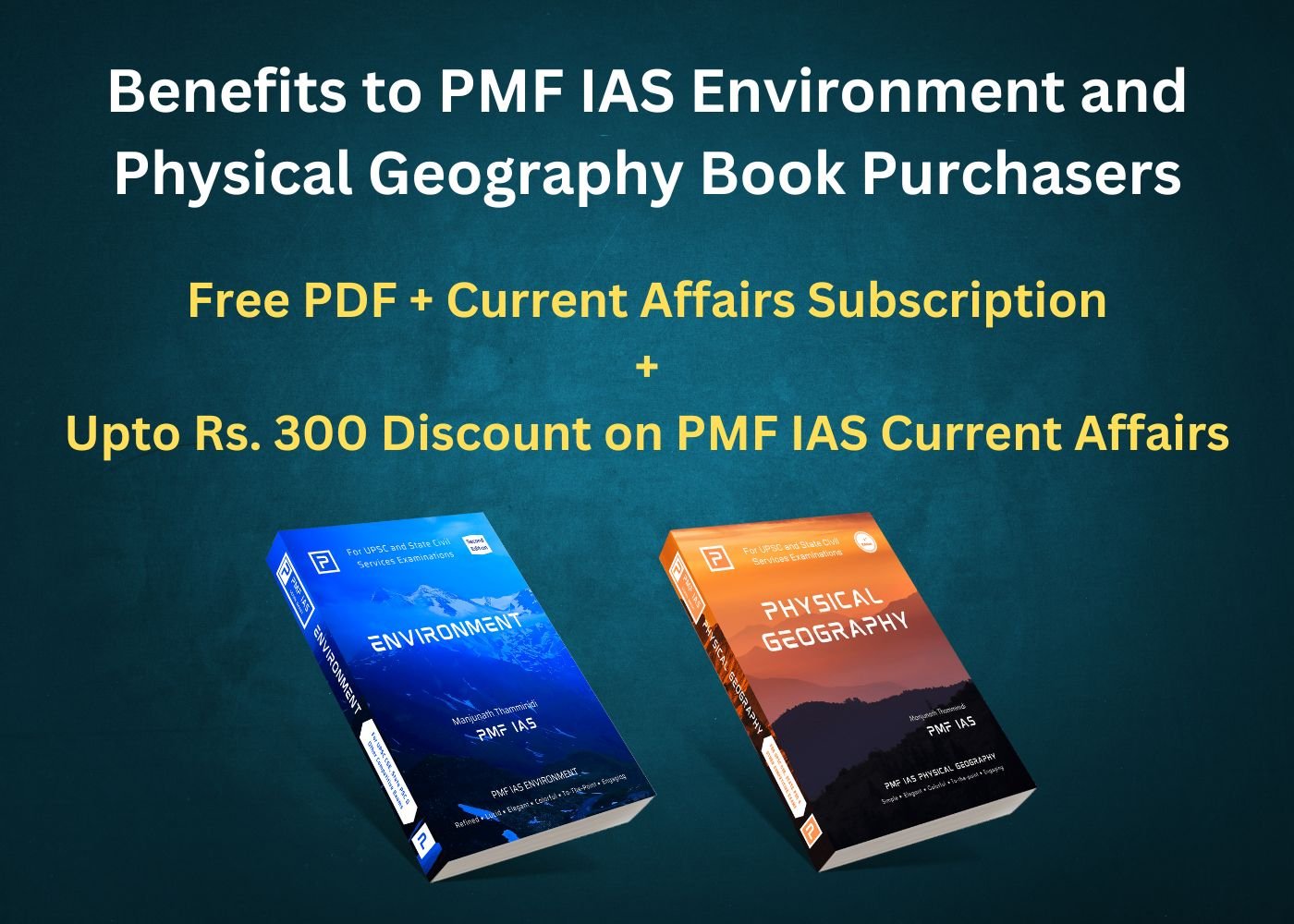 Benefits to PMF IAS Environment and Physical Geography Book Purchasers