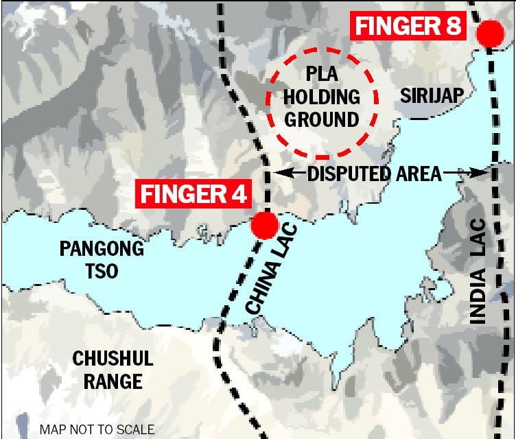 Pangong Lake Fingers
