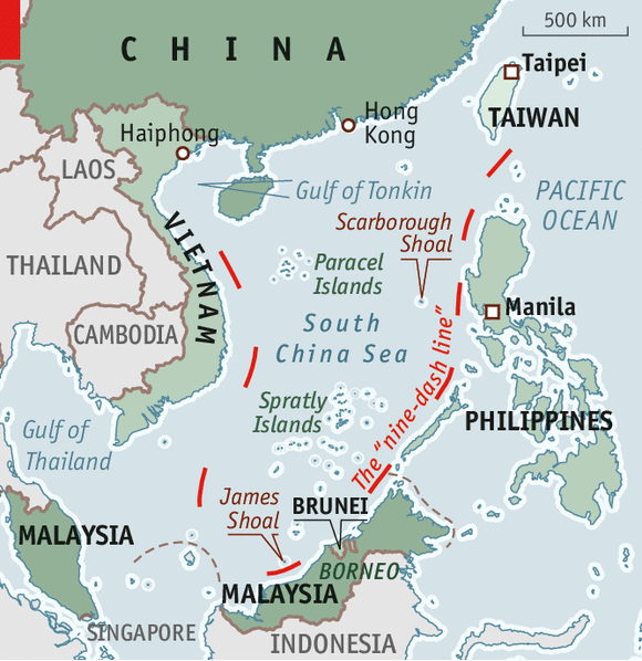Nine-dash line South China Sea