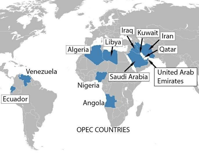 OPEC Map