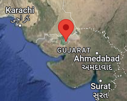 Dholavira Location on Map