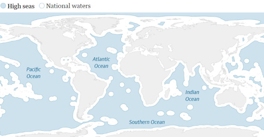 High Seas and National Waters
