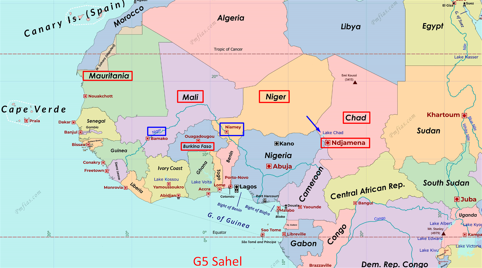 G5 SAHEL Countries 