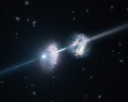 Gamma-ray burst in space