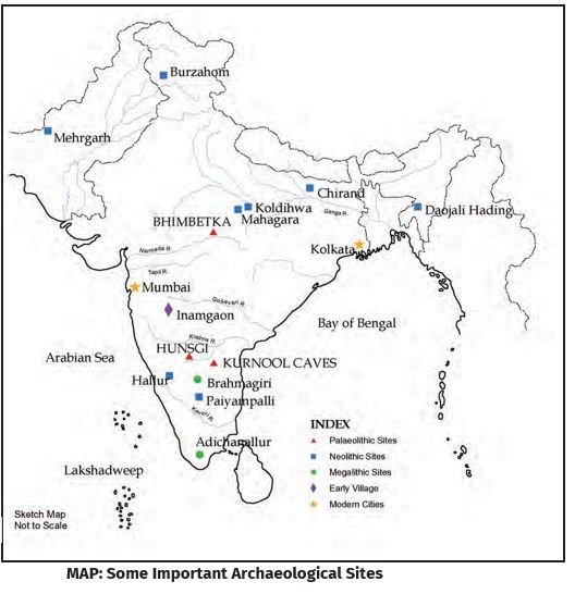 Some important Megalithic Sites in India