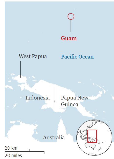 Habitat of Guam Bird