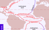 Map of Atlantic Ocean Currents Flow
Description automatically generated