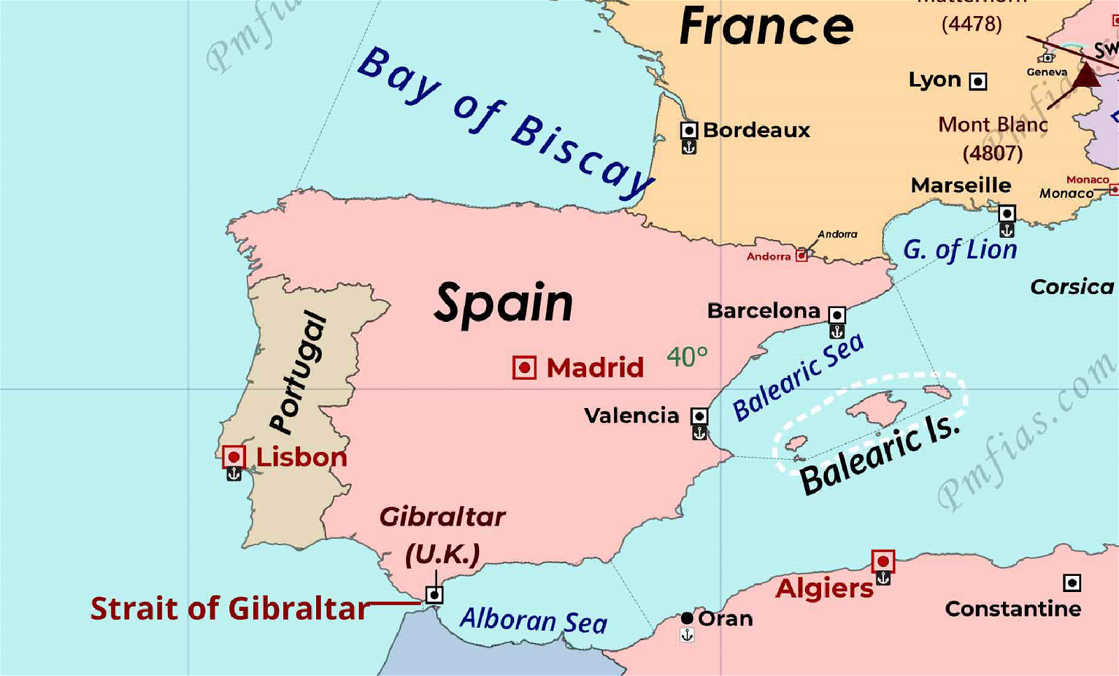Balearic Islands & Balearic Sea