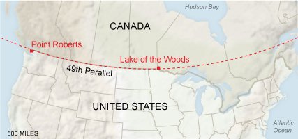 The Not-So-Straight Story of the U.S.-Canadian Border - The ...
