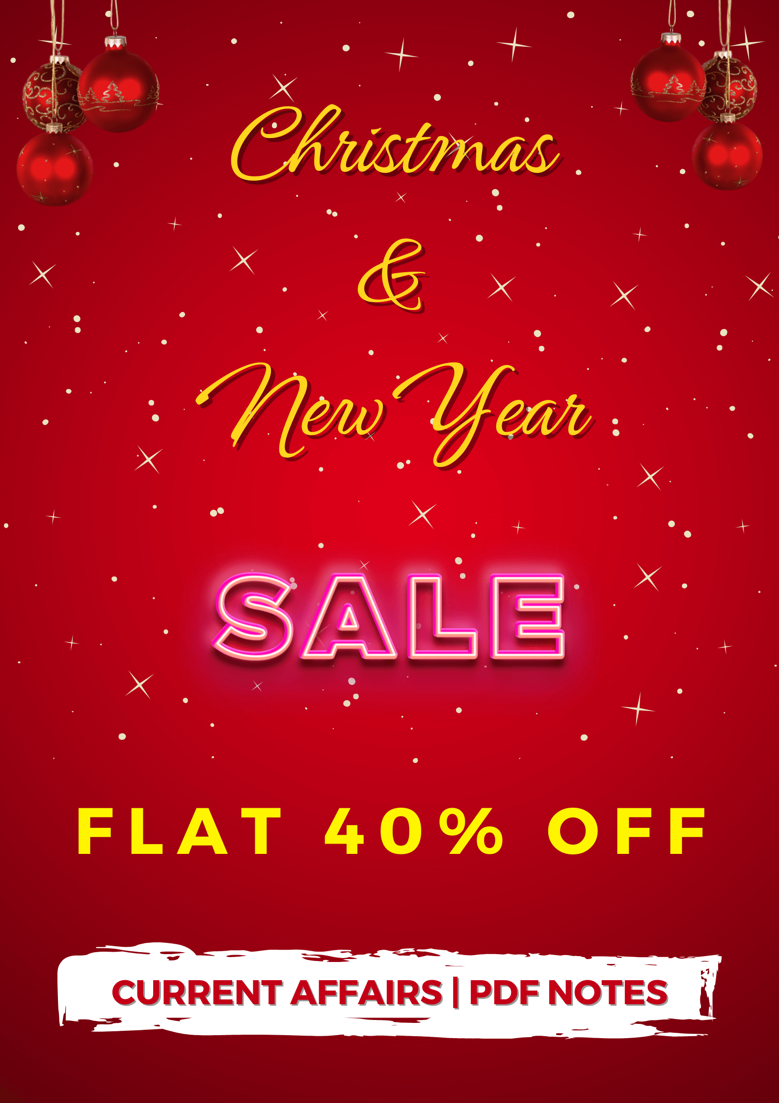Christmas and New Year Sale