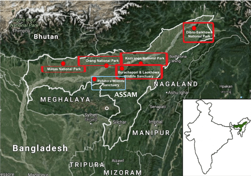 A map of the state of nepal Description automatically generated