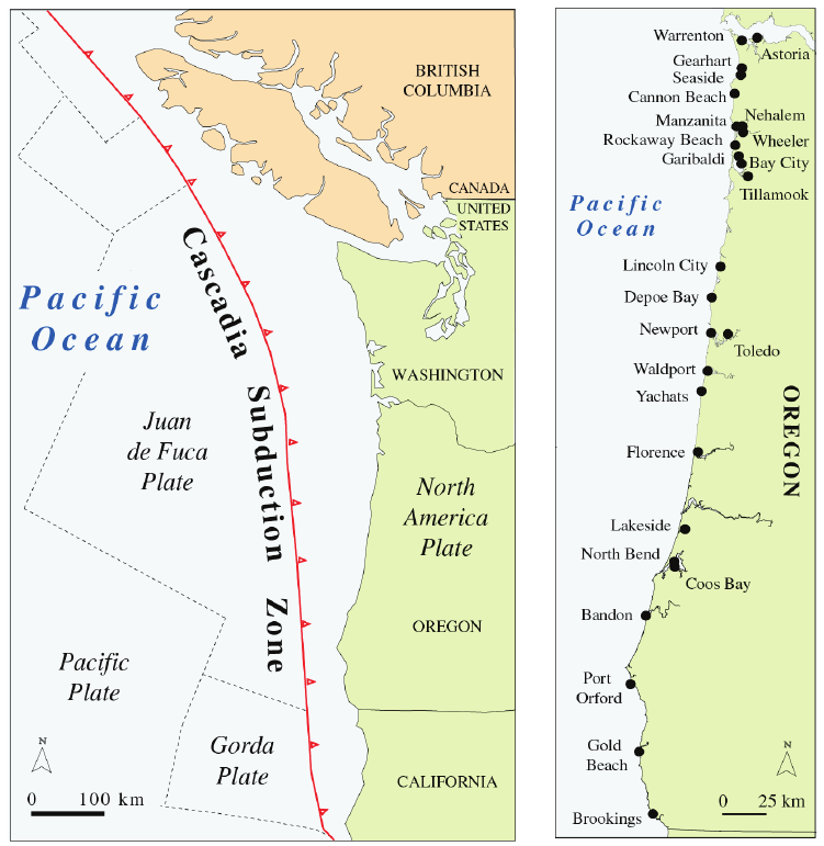 Cascadia subduction zone - PMF IAS 