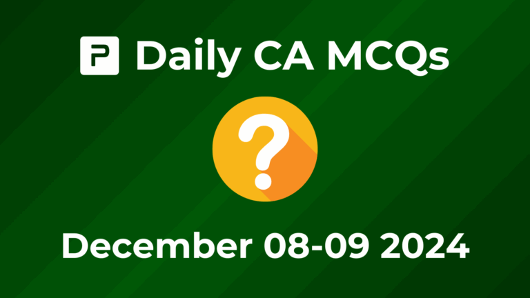 PMF IAS Daily Prelims Questions ()