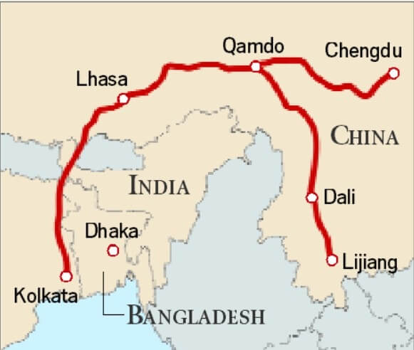 Tea horse road