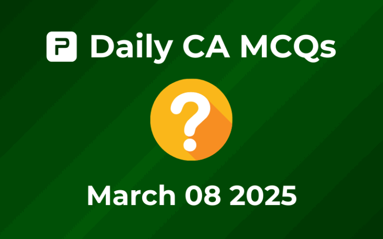 PMF IAS Daily Prelims Questions T