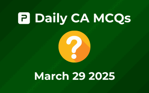 PMF IAS Daily Prelims Questions ()