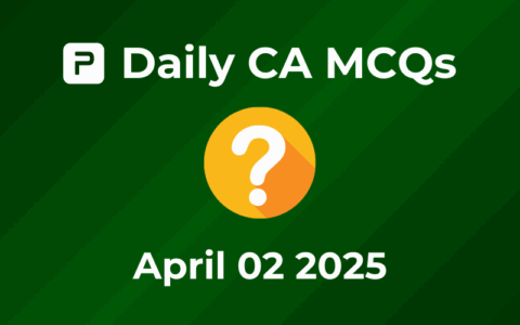 PMF IAS Daily Prelims Questions ()