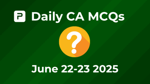 PMF IAS Daily Prelims Questions ()