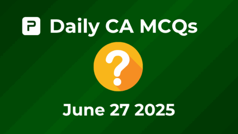 PMF IAS Daily Prelims Questions ()