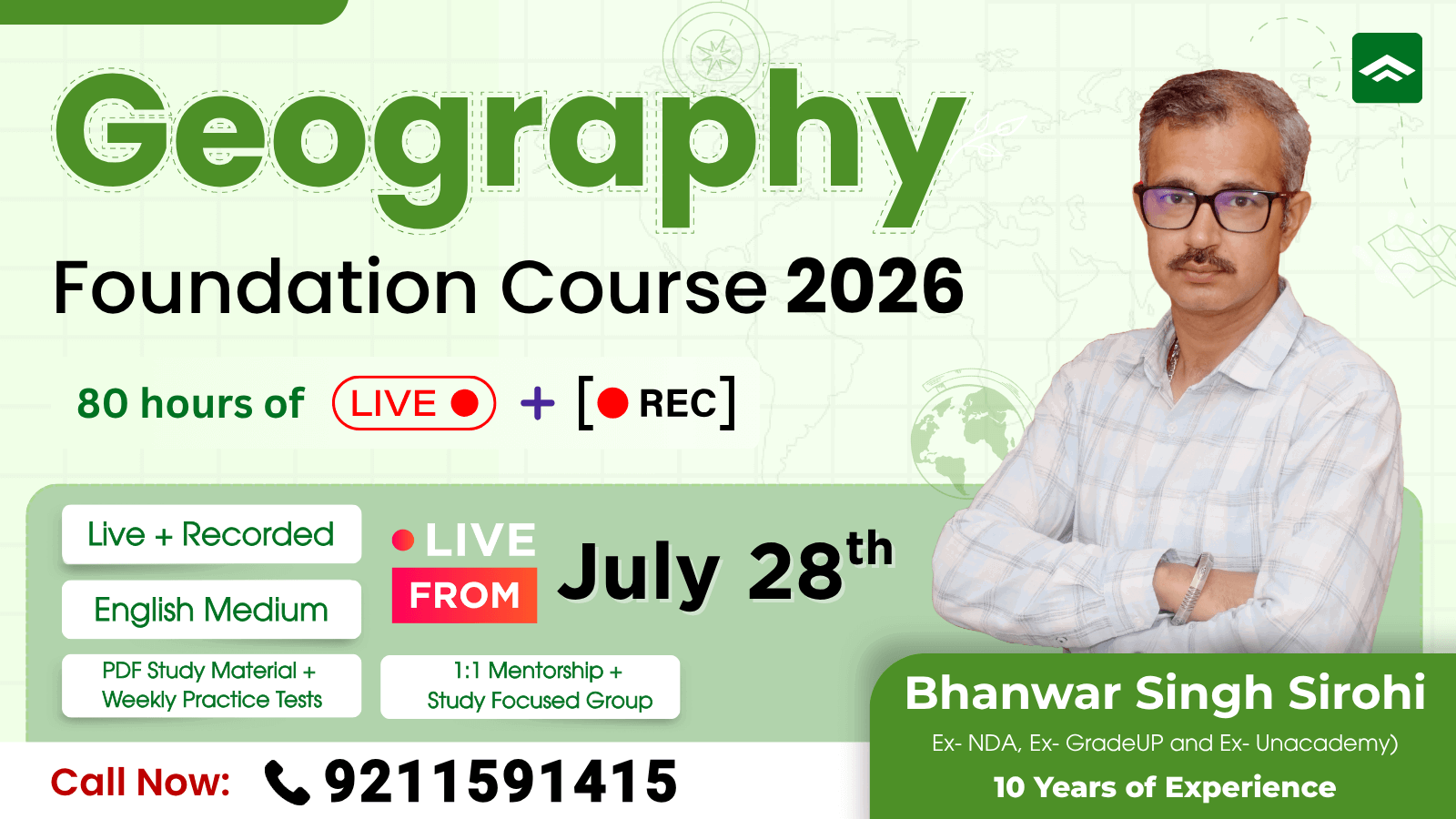 PMF IAS Geography Foundation Course